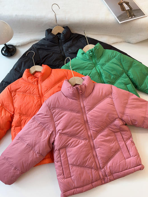 特价小立领男女宝同款85%白鸭绒亲子羽绒服 商品图0