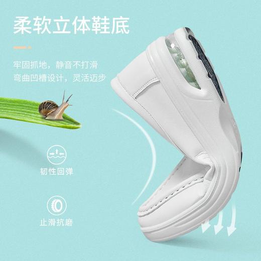 回力护士鞋女新款百搭软底透气不累防护工作单鞋平底医护小白鞋女 商品图5