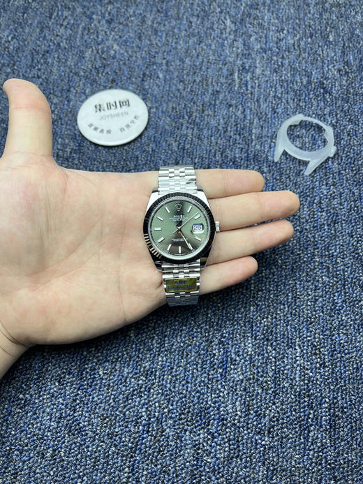 ARF劳力士日志型41mm 薄荷绿 丹东3235机 五珠链 904L钢 男士腕表 商品图8
