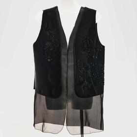 Famecoco范可儿秋款新中式马夹FAD6CA126