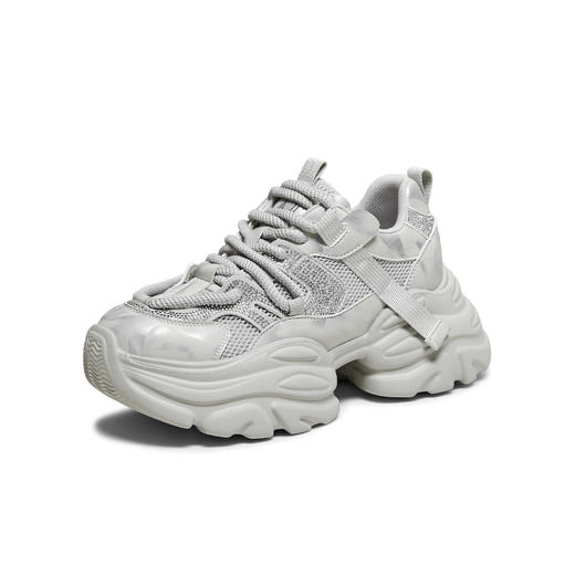 【云粉节】BF楼TATA他她漫游者女鞋加绒休闲运动鞋百搭增高厚底老爹鞋子CY214AM6吊牌价899 商品图3