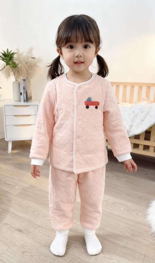 【小机车长袖对襟套装】婴幼儿两件套0-3 岁防风外穿套装外穿内搭两用百搭款 商品图3