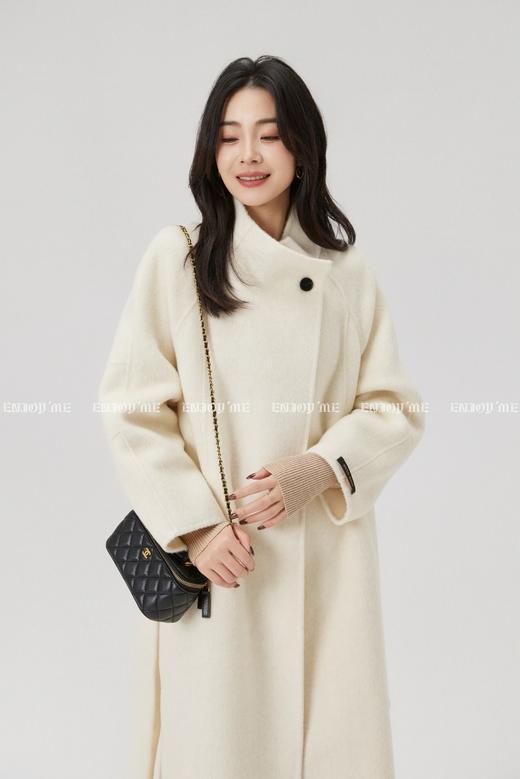 【门店同款】ENJOY冬季“暖冬知性”一粒扣腰带长款大衣 166295638 商品图13