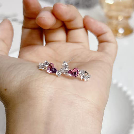 彩钻百搭银针耳圈-纪念日百货门店同款162595633 商品图3