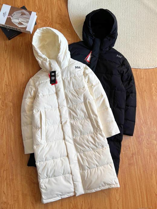 海丽汉森男女同款防风保暖连帽长款羽绒服 商品图4