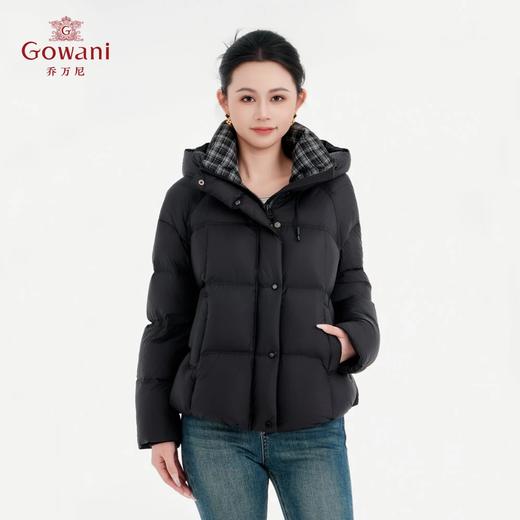 【直播同款预售15个工作日发货】Gowani/乔万尼羽绒服女冬季新款四色可选短款简约纯色设计EZ4T203 商品图4