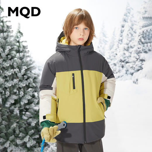 【MQD】童装男童羽绒服冬装防风石墨烯内里儿童户外软壳羽绒外套 商品图1