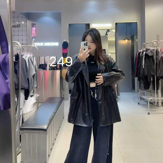 NC简约百搭皮西装外套50902（黑） 秋季 953060520321 商品图0