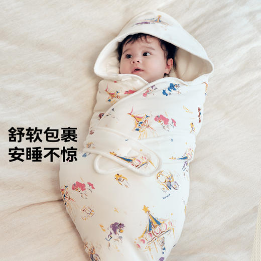 cutelife【竹棉抱被】盖毯婴儿待产包产房新生儿抱被0-6个月 商品图0