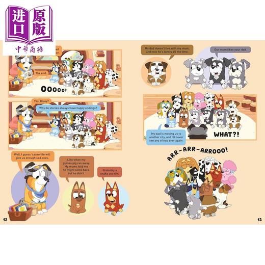 【中商原版】小蓝狗布鲁 信号 Bluey The Sign 英文原版 儿童绘本故事 卡通动画 全彩插图章节书 进口童书 精装 Puffin图书 商品图3