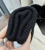 小香羊毛针织冷帽黑色 商品缩略图6