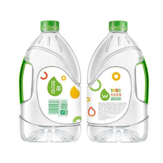 屈臣氏饮用水 105℃高温蒸馏制法 煮饭炖汤泡茶 家庭装 4.5L*4桶 整箱装 商品图2