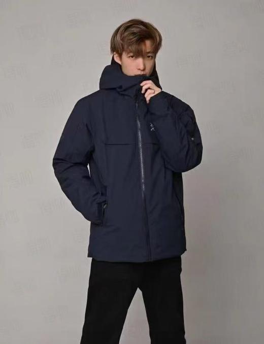 袅家GORE-TEX连帽羽绒服防风防水保暖男款滑雪羽绒夹克 商品图2