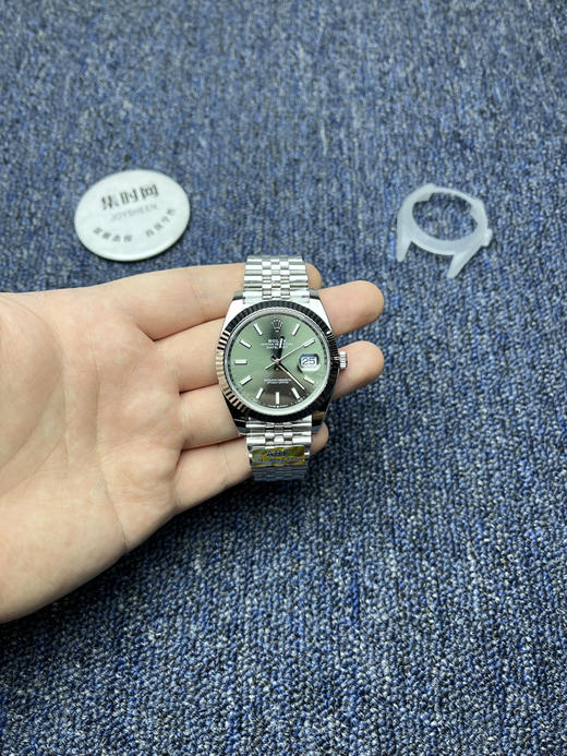 ARF劳力士日志型41mm 薄荷绿 丹东3235机 五珠链 904L钢 男士腕表 商品图0