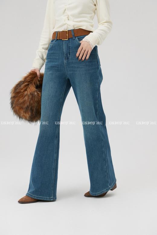 【门店同款】ENJOY冬季宽腰带加绒喇叭裤 168044031 商品图1