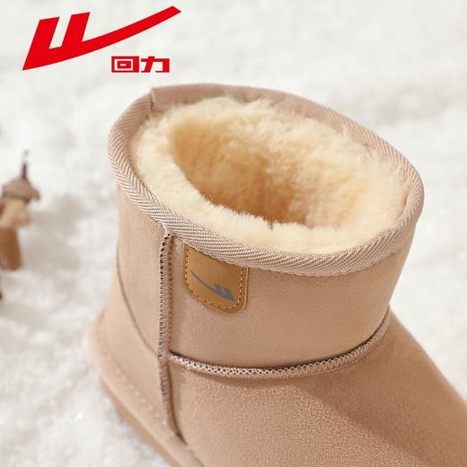 回力雪地靴女款2025冬季新款加绒加厚舒适保暖防寒短筒女士棉鞋子 商品图3