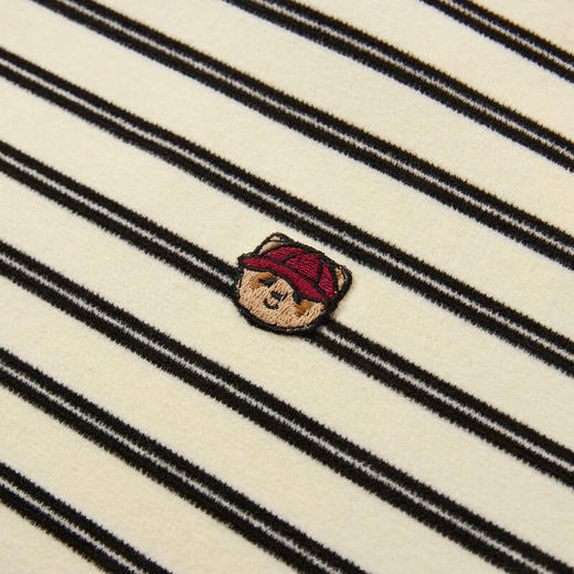 【MQD】男大童冬季内搭条纹半高领保暖T恤内衣 商品图5