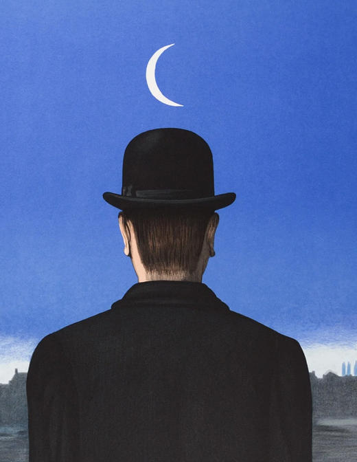 【已售】独角鹿西洋古董2010年法国巴黎Art-Lithographies出版雷内·马格利特图版签名限量彩色石版画作品《Le Maître d'École 校长》 商品图4