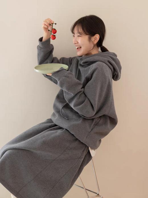 步履不停/5D15112C/加绒连帽抽绳卫衣 商品图4