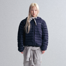 GOODBAI GOODEES 冬季新款猫耳朵帽羽绒夹克外套