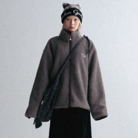 GOODBAI GOODEES 冬季新款保暖摇粒绒毛毛夹克外套