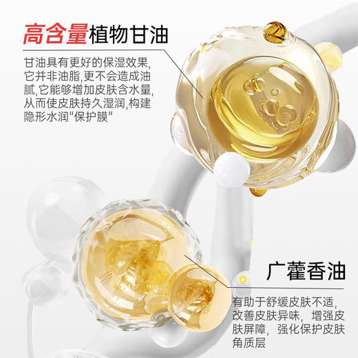 【留香身体乳500ml & 经典洋甘菊身体乳250ml】格兰素德国身体乳，皮肤干燥粗糙 皮肤脱皮掉屑 肌肤细纹干纹。高含量植物甘油保湿，不油腻，增加皮肤含水量！广藿香油舒缓皮肤不适，改善皮肤异味 商品图9