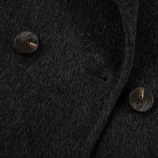 QH964斯尔丽25新款复古经典气质优雅OL风百搭显瘦松弛感长款大衣 商品图7