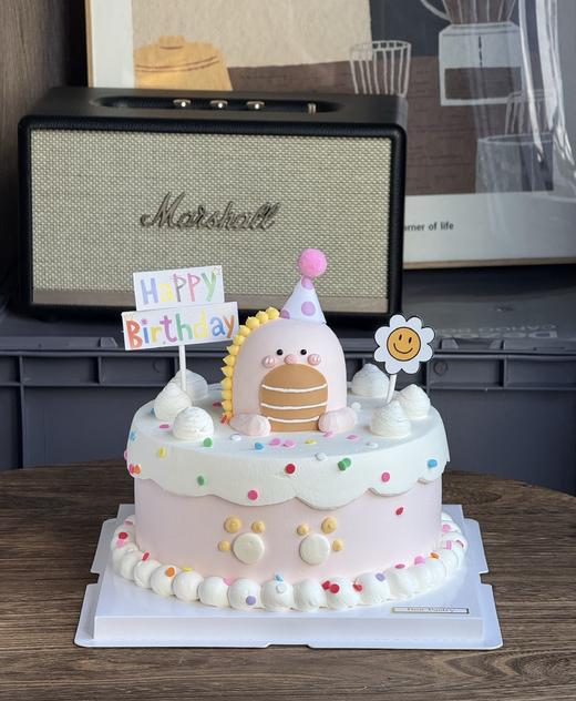 立体龙宝宝蛋糕B款 粉色 商品图0