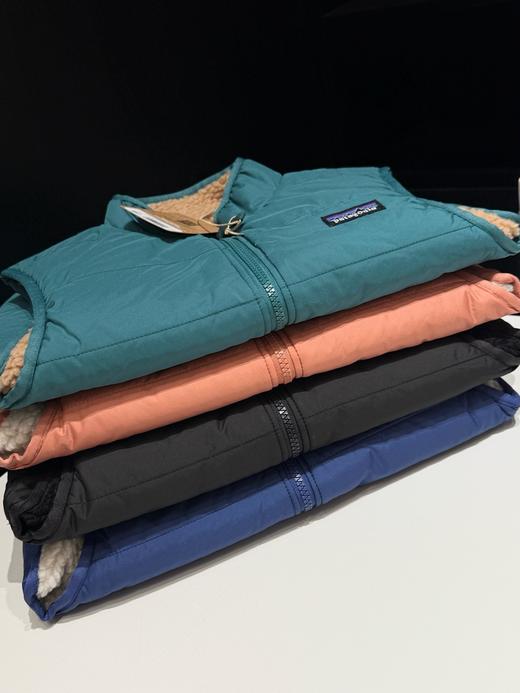 𝐏𝐚𝐭𝐚巴塔儿童『双面穿』马甲 光面➕羊羔毛面料120-160cm 商品图7