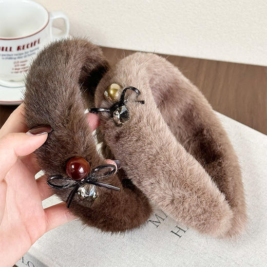 侧边珠钻毛绒发箍-纪念日百货门店同款167997480 商品图4