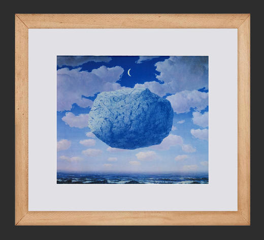 独角鹿西洋古董2010年法国巴黎Art-Lithographies出版雷内·马格利特图版签名限量彩色石版画作品《La Flèche de Zénon 泽诺之箭》 商品图1