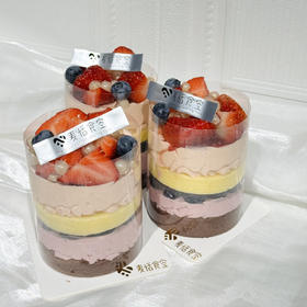 双莓小奶糕（自制草莓酱➕自制蓝莓酱）