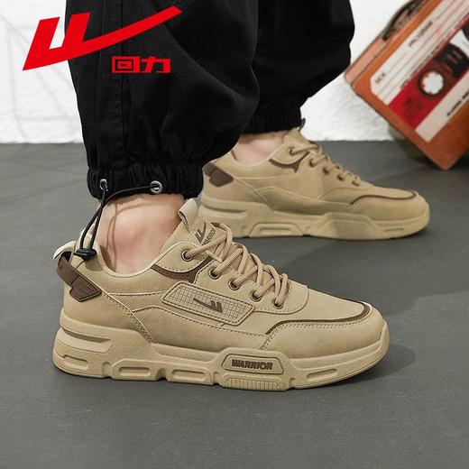 回力男鞋2025冬季新款潮流户外加绒休闲马丁鞋英伦风厚底工装靴子 商品图4