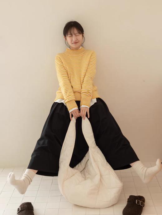 步履不停/5D13316C/条纹高领打底毛衣 商品图3