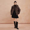 QR007斯尔丽25新款冬季连帽一手长款休闲面包服宽松加厚90绒减龄羽绒服 商品缩略图7