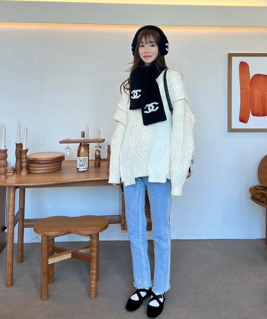 香奶奶仿皮草围脖围巾 商品图5