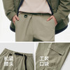 森马休闲裤男春季宽松直筒工装裤户外机能长裤大口袋微皱纹理裤子 商品缩略图3