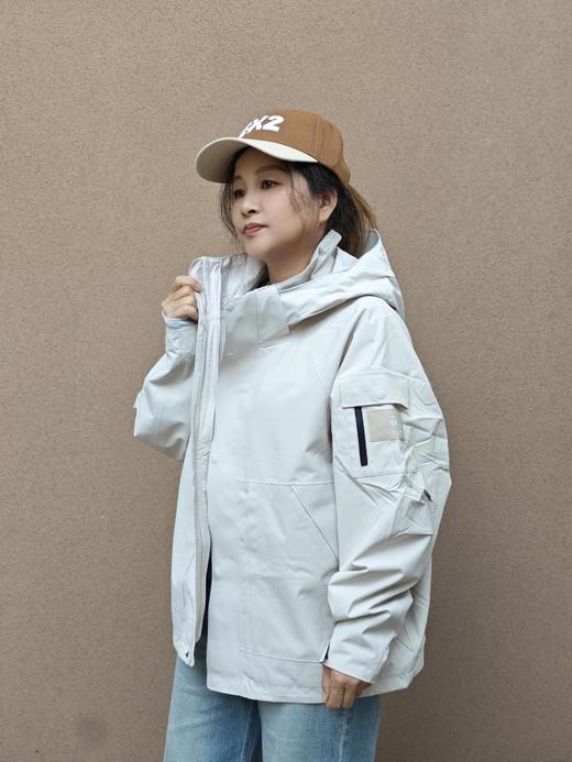 SCALER思凯乐户外冲锋衣男女秋冬可拆卸抓绒内胆防水保暖登山外套F2416623/F2406623 商品图5