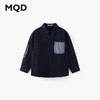 【MQD】童装男童牛仔衬衫冬装儿童加厚保暖翻领外套上衣 商品缩略图0