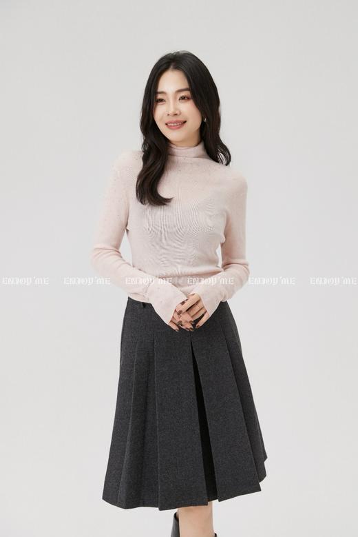 【门店同款】ENJOY冬季“暖冬新奢”高领镶钻打底针织 167993411 商品图1