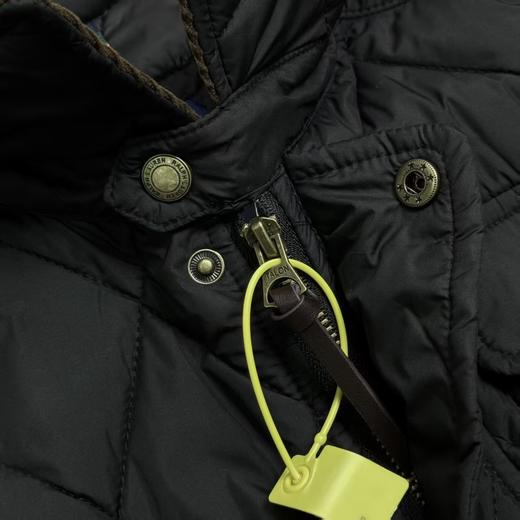 啦夫劳伦经典老钱风工装菱格复古棉服夹克外套 商品图5