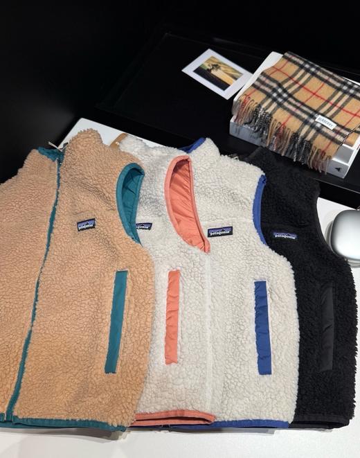 𝐏𝐚𝐭𝐚巴塔儿童『双面穿』马甲 光面➕羊羔毛面料120-160cm 商品图5