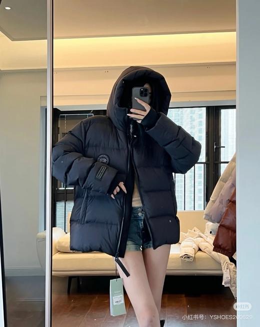 欧阳娜娜二代大鹅情侣款黑标羽绒服 商品图1