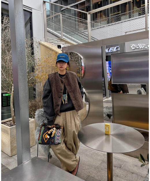 小羊羔🐏」45®️短款双面穿马甲 商品图5