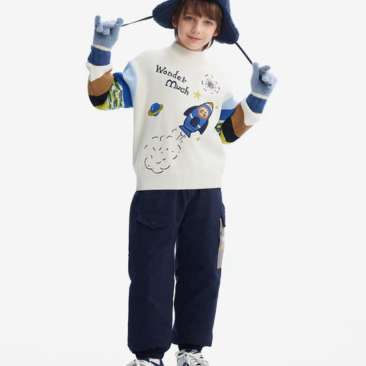 【MQD】童装男童加厚毛衣2025冬季新款宝宝内搭毛线衫儿童针织衫 商品图3