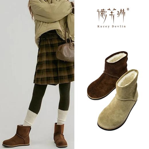 德芙琳｜羊毛加厚雪地靴 商品图0