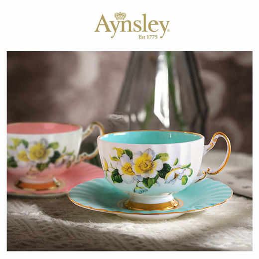 英国 Aynsley安斯丽   色釉山茱萸系列奥本一杯一碟 商品图2