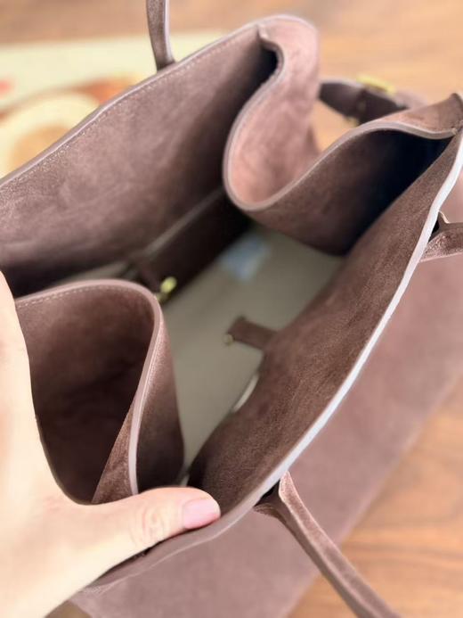 【奕虹定制，7天发货】静奢标杆RowMargau*15磨砂牛皮托特包~定制磨砂头层牛皮复刻YB柔中带韧!十年皮匠手工打磨 五金油边细节不输大千元品质!大容量又能装巨实用! 商品图11