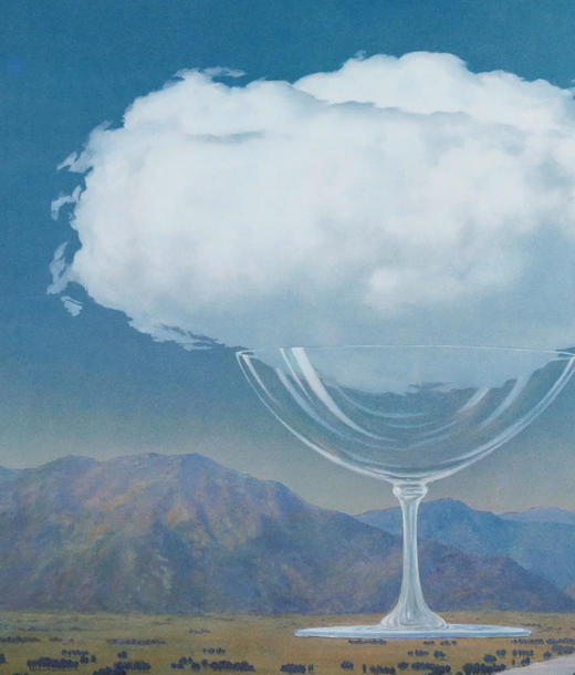 独角鹿西洋古董2010年法国巴黎Art-Lithographies出版雷内·马格利特图版签名限量彩色石版画作品《La Corde Sensible 心弦》 商品图4