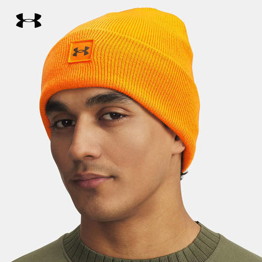 安德玛UA秋冬Halftime男运动休闲针织帽毛线帽小圆帽1373155-793 商品图0